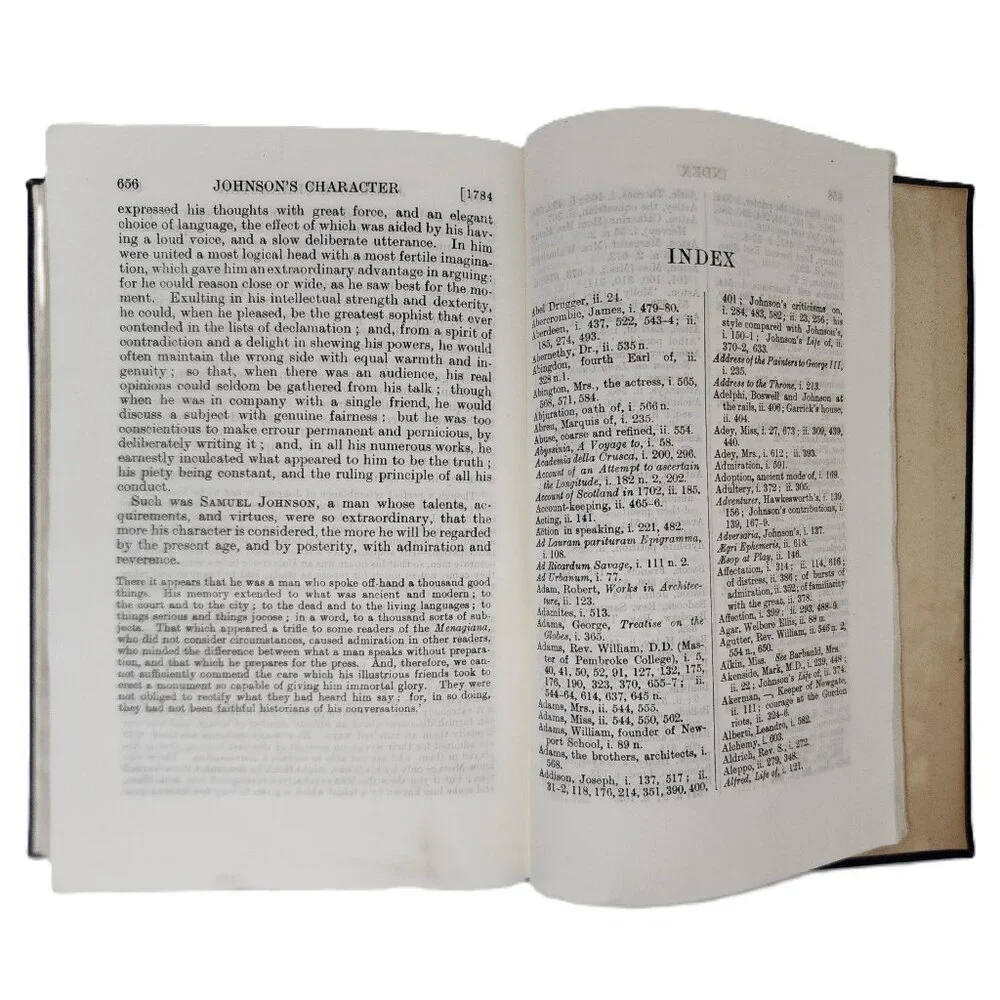 Boswell's Life of Johnson Vol I 1709-1776 1924HC by James Boswell Esq